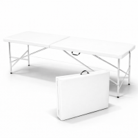 Косметологічна кушетка «Ручна» білий колір: для бровіста, нарощення вій, шугаринг, татуаж, масаж