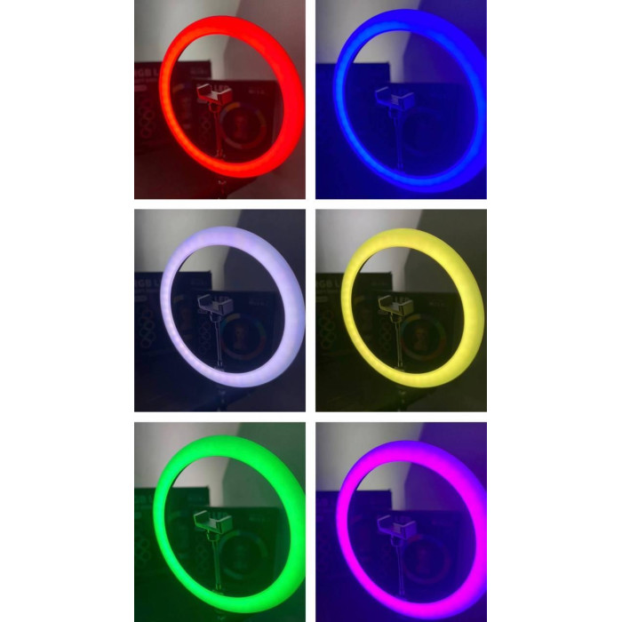 Комплект LED лампа Soft Ring Light MJ300 і штатив 2 м. світлодіодна кільцева лампа 30 см для салонів краси