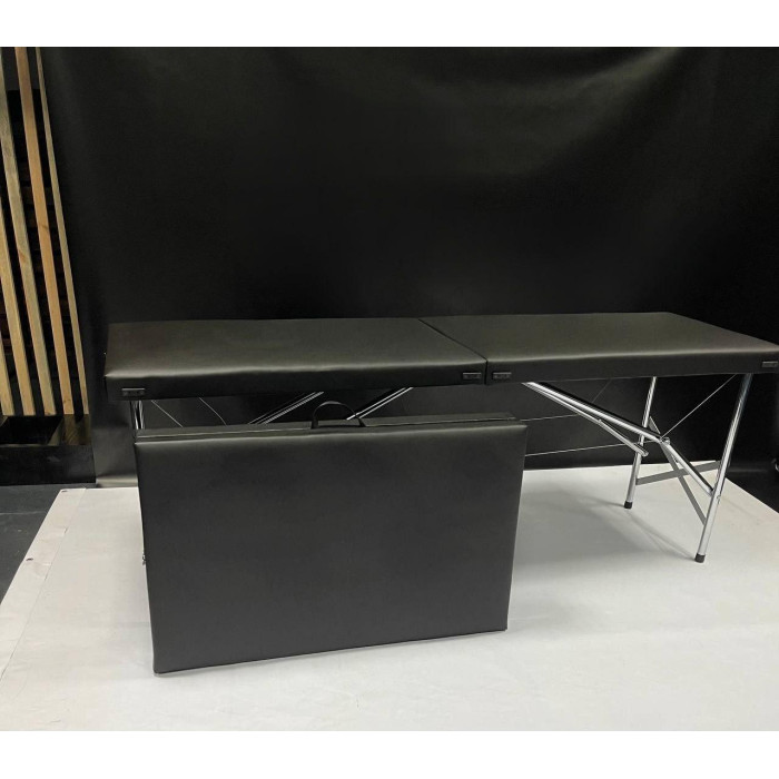 Комплект 3 в 1 Комфорт: Кушетка косметологічна Еко-шкіра, Стілець без спинки, етажерка для майстра, масажу