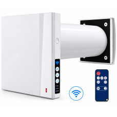 Рекуператор Blauberg Vento Expert A50-1 S10 W V.2 Wi-Fi, до 50 м³/год, рекуперація тепла 93%, датчик вологості, для квартири та будинку