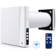 Рекуператор Blauberg Vento Expert A50-1 S10 W V.2 Wi-Fi, до 50 м³/год, рекуперація тепла 93%, датчик вологості, для квартири та будинку