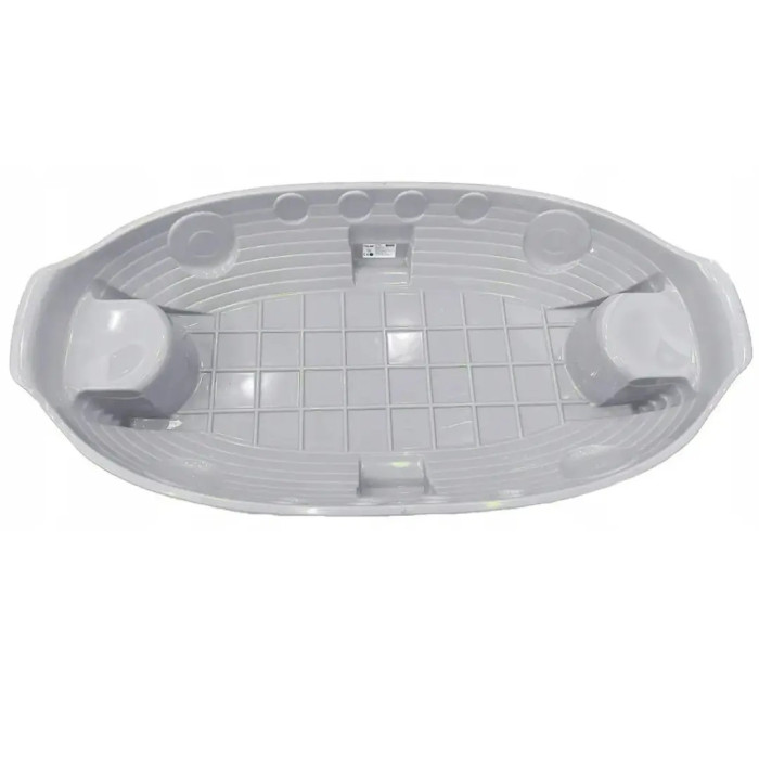 Дитяча пісочниця у формі "Корабля" з кришкою, пластикова, велика для дітей, бірюзово-сіра