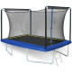 Прямокутний батут WellActive ,  із захисною сіткою, 366×244 см, спортивний батут для дорослих та дітей