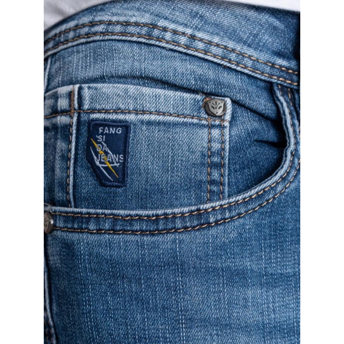 Чоловічі стильні джинси з кишенями, якісний котон, синього кольору, Туреччина, 29-38