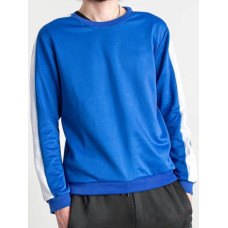 Чоловіча спортивна кофта, в синьому кольорі, стильна з написом, M - 3XL