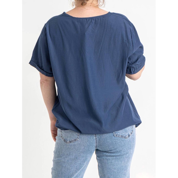 Жіноча блузка з замком, стильна вільного крою футболка, великих розмірів, різні кольори, ХL-3XL