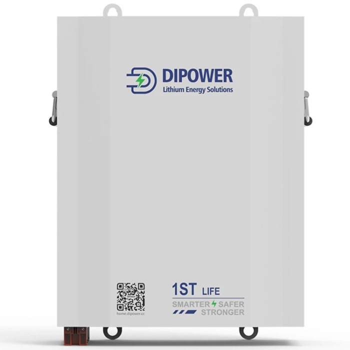48V 120Ah Акумулятор Dipower Wall Mounted 5,76 кВт, з BMS для резервного живлення