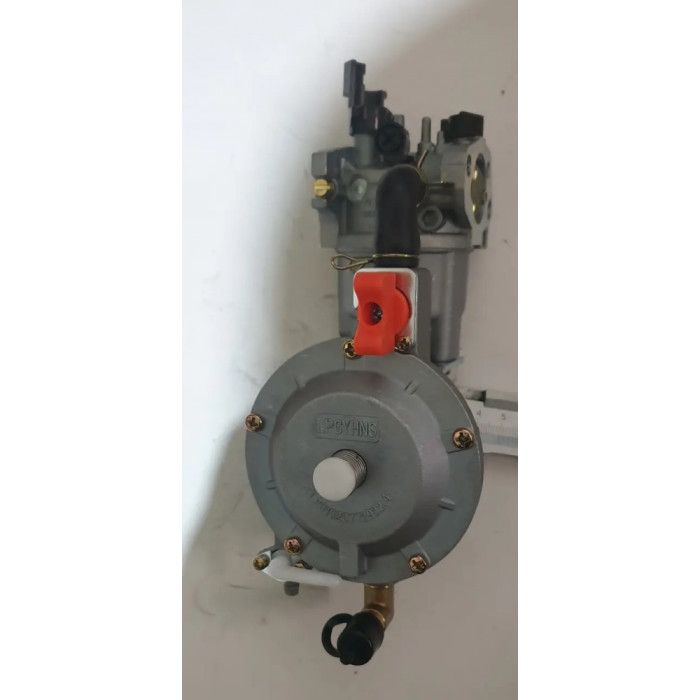 Генератор Extreme Tools 3.5 кВт, 220/380 В,  на газу і бензині, трифазний, з AVR і вольтметром