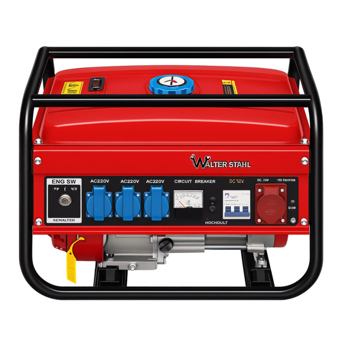 Оригінал 3,0 кВт Walter Stahl генератор 3-фазний бензиновий (д.О)