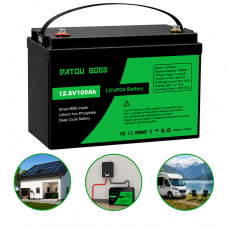 Акумулятор Datou Boss 12.8V 100Ah, BMS 100A, LiFePO4 для інвертора, сонячної електростанції, UPS (ДБЖ) та резервного живлення