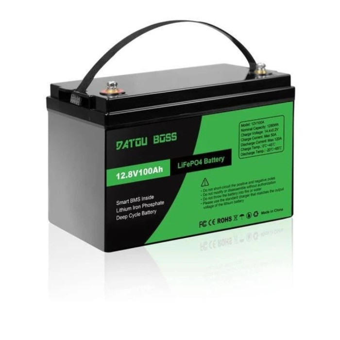 Акумулятор Datou Boss 12.8V 100Ah, BMS 100A, LiFePO4 для інвертора, сонячної електростанції, UPS (ДБЖ) та резервного живлення