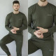 Чоловічий зимовий комплект: термобілизна Columbia, розміри S - XXL + тактичні термошкарпетки, хакі