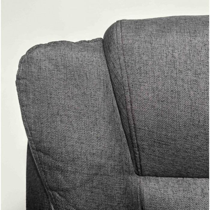 Офісне крісло BOSS Comfort з підставкою та масажем, до 130 кг, комп’ютерне, спинка 90–155°, для дому, офісу, сірий