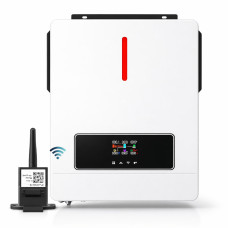 Гібридний інвертор 24В 4200Вт (4.2 кВт) HumsiENK On/Off Grid, Wi-Fi/Bluetooth, MPPT 140A, PV до 6200Вт, чиста синусоїда (безперебійник, UPS, ДБЖ)