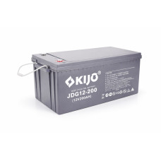 Акумулятор Kijo JDG GEL 12 В 200 А·год, 2,4 кВт гелевий, для ДБЖ/ІБП та систем резервного живлення 