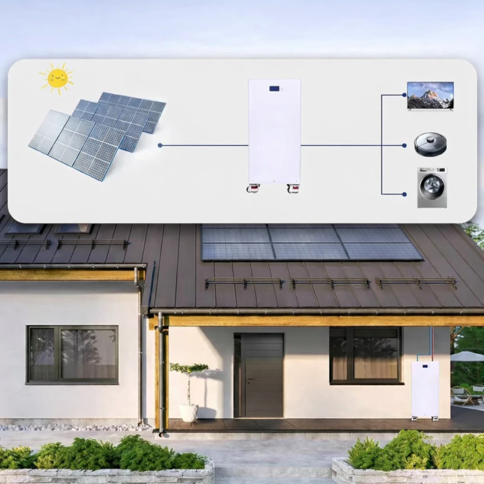 6.2 кВт Гібридний інвертор Anern, 48 В, з Wi-Fi + акумулятор Daxtromn LiFePO4 280 А 14.3 кВт, комплект ДБЖ