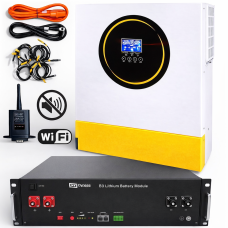 Комплект резервного живлення Anenji 11 кВт 48В + Dyness B3 3.6 кВт·год LiFePO4 з Wi-Fi для дому та бізнесу