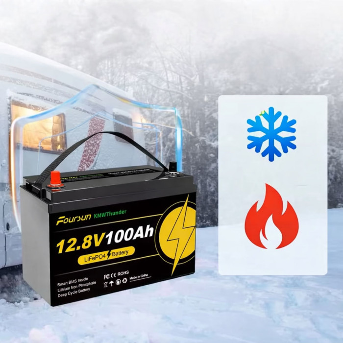 Комплект: 1 кВт + 1.28 кВт, інвертор Daxtromn 12 В + акумулятор Foursun LiFePO4 12В/100A, кабелі в подарунок, UPS резервне і автономне живлення