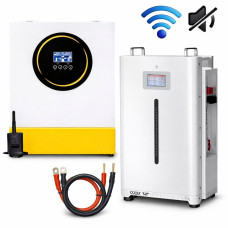 Комплект резервного живлення 11 кВт + 16.38 кВт, гібридний інвертор Anenji 48 В Wi-Fi + акумулятор XD Battery LiFePO4 51.2В 320A