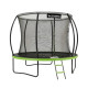 Батут 374 см (12FT), великий батут, з внутрішньою захисною сіткою та сходами, посилений, до 150 кг, для дому та дачі
