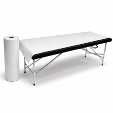 Одноразові простирадла в рулоні зі спанбонду – білі, для кушеток, масажу та салонів краси