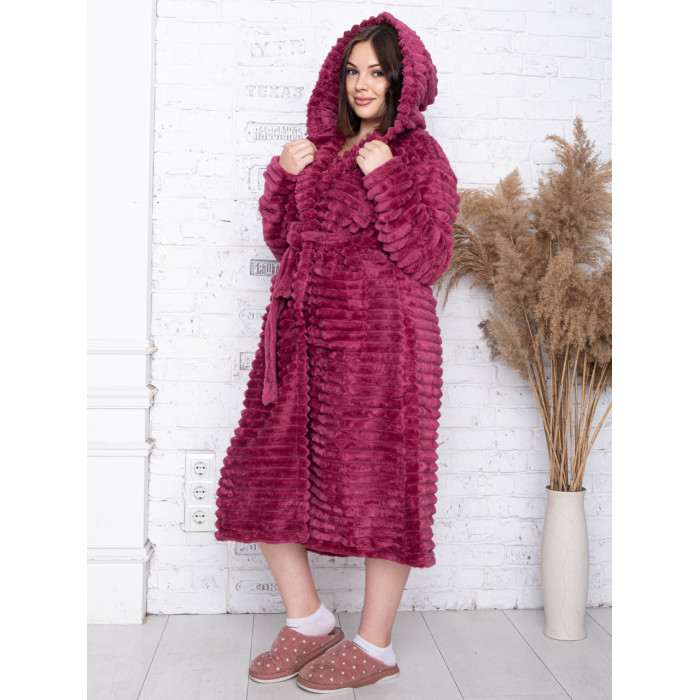 Халат, малиновий, 58-60 р. ( 70077)