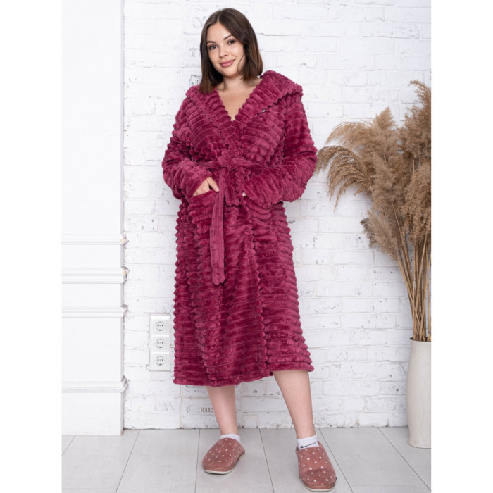 Халат, малиновий, 58-60 р. ( 70077)