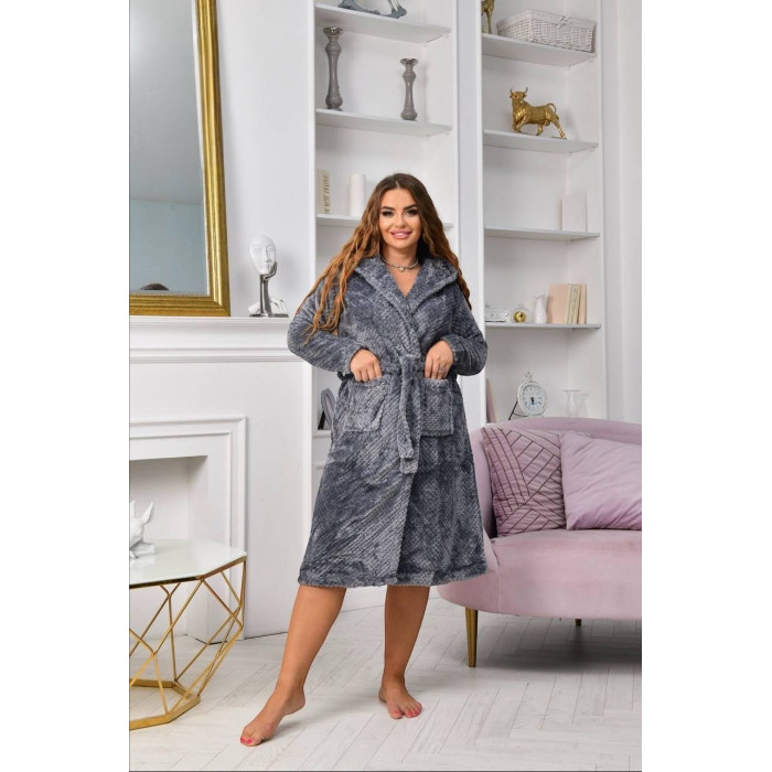 Халат сірий, 54-56 р. (70086)