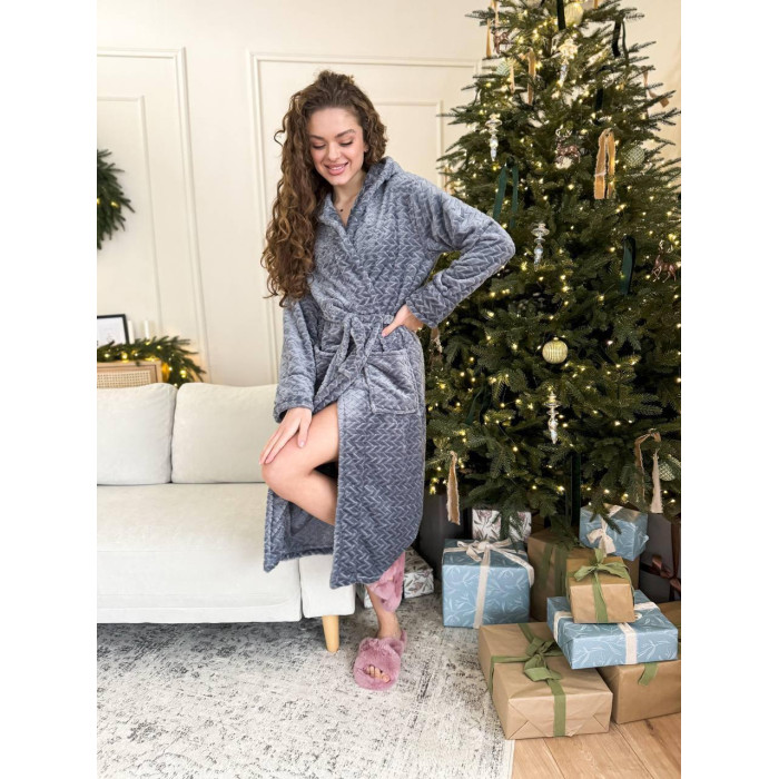 Халат сірий, 54-56 р. (70086)