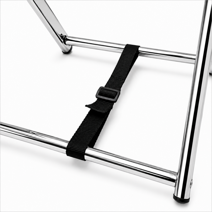 Складна підставка для сумки підлогова чорна BAG STAND Premium Oxford 600D для салону краси, перукарні, манікюру та офісу