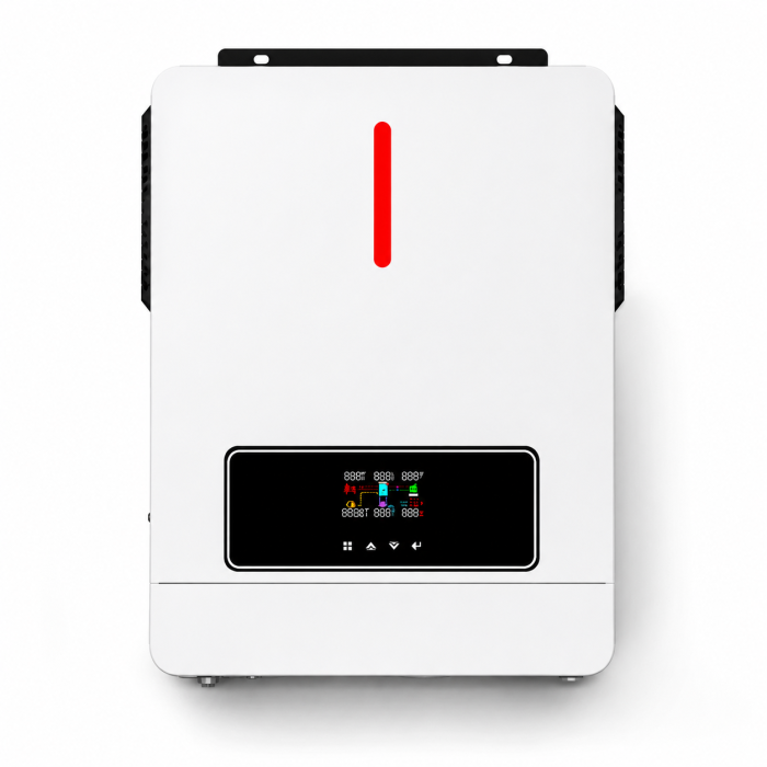 Гібридний сонячний інвертор Daxtromn AGH-6.2KW-PRO 6200Вт 48В MPPT 120A, чиста синусоїда, для LiFePO4 акумуляторів та сонячних панеле