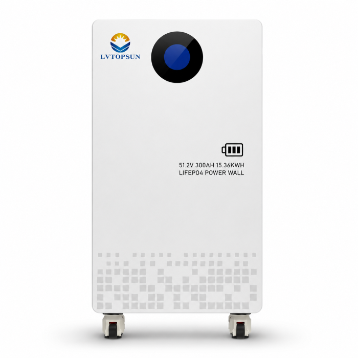 Акумулятор LiFePO4 Lvtopsun 51.2V 300Ah 15.36 кВт·год з BMS для інвертора та сонячних електростанцій