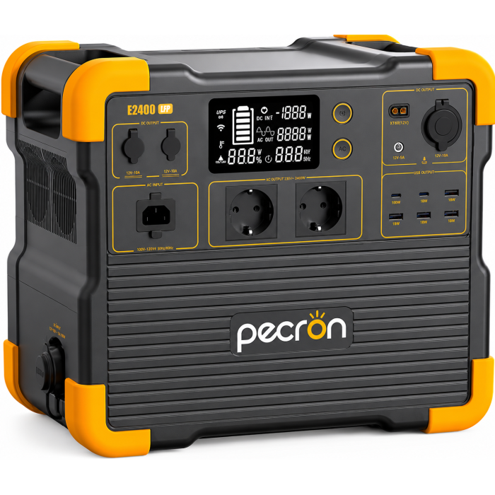 Зарядна станція Pecron 4000/2400 Вт 2048Wh LiFePO4, UPS, Wi-Fi, швидка зарядка 1.5 год
