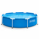 Каркасний басейн Intex Metal Frame Pool 244×51 см, круглий басейн 1828 л для дітей та сім'ї, басейн для дачі та двору