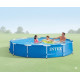 Каркасний басейн Intex 366×76 см Metal Frame Pool, круглий басейн для дачі та двору, сімейний басейн 6503 л