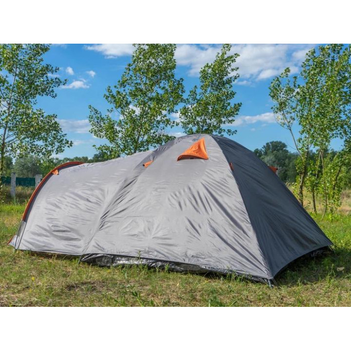 Туристичний намет Pro Camp двошаровий 240×240×170 см, водонепроникний, сімейний для кемпінгу з тамбуром