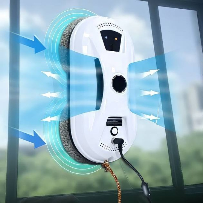 Робот-мийник вікон IXIU Glass Cleaning Robot з пультом ДК, автоматичний робот для миття вікон, дзеркал, скляних поверхонь
