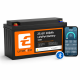 LiFePO4 акумулятор 24V 100Ah 2560Wh Lithtech TE24100 Bluetooth, BMS 100A, літієва батарея для інвертора, сонячних електростанцій, UPS (ДБЖ)