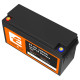 LiFePO4 акумулятор 24V 100Ah 2560Wh Lithtech TE24100 Bluetooth, BMS 100A, літієва батарея для інвертора, сонячних електростанцій, UPS (ДБЖ)