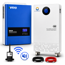 Комплект резервного живлення 15,36 кВт·год Anenji 6,2 кВт + LiFePO₄ Lvtopsun 51,2V 300Ah, Wi-Fi, MPPT, для дому