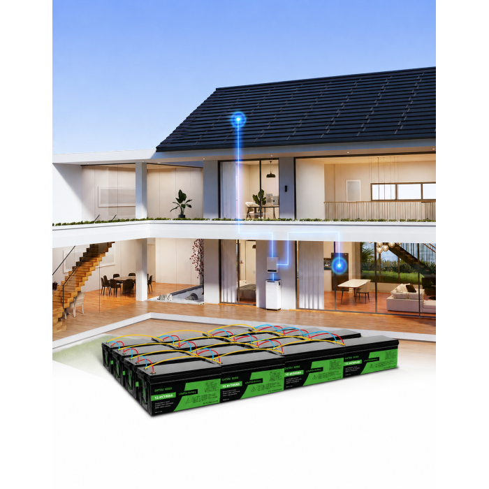 Акумулятор LiFePO4 DATOU BOSS 12.8V 300Ah 3840Wh (3.84 кВт·год) BMS 100A для інвертора, ДБЖ, UPS