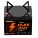 Акумулятор Powinver 12.8V 100Ah, BMS 100A, LiFePO4 для інвертора, сонячної електростанції, UPS (ДБЖ) та резервного живлення