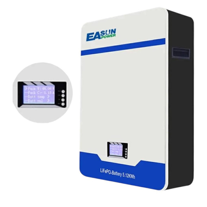 10.24 кВт акумулятор Easun Power LiFePO4 51.2В 200А, настінний, для  безперебійного живлення