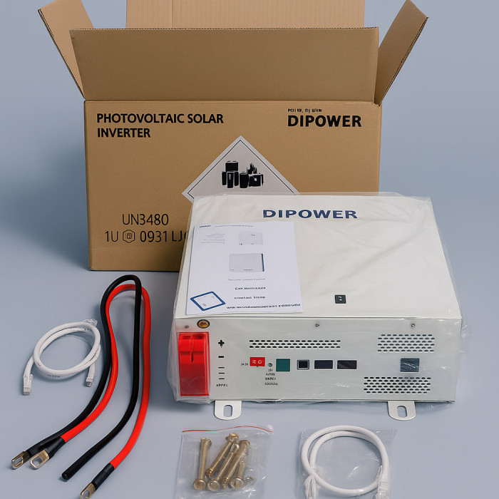 Акумулятор Dipower 24V 120Ah , з вбудованою BMS,  2,8 кВт  для резервного живлення (ДЖБ/UPS)