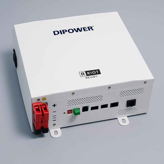 Акумулятор Dipower 24V 120Ah , з вбудованою BMS,  2,8 кВт  для резервного живлення (ДЖБ/UPS)