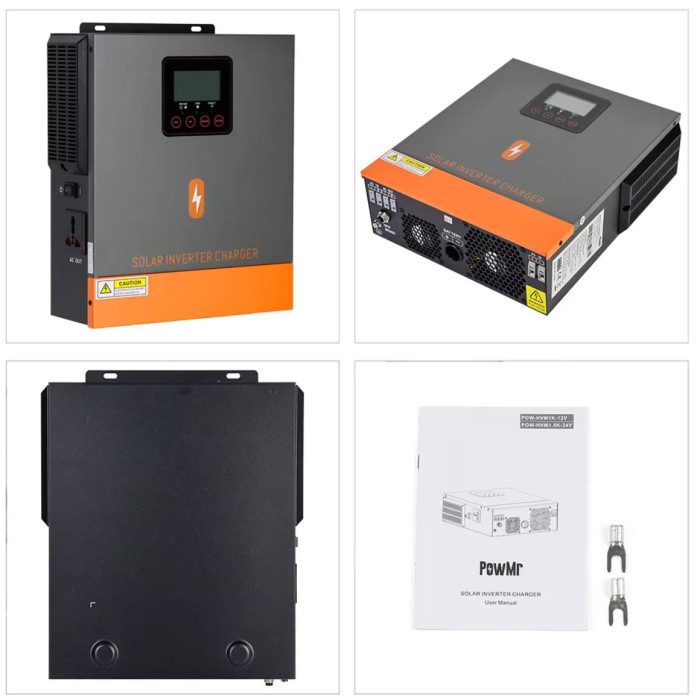 Гібридний інвертор Powmr  1кВт, (ДЖБ), для резервного та аварійного живлення,дому, квартири