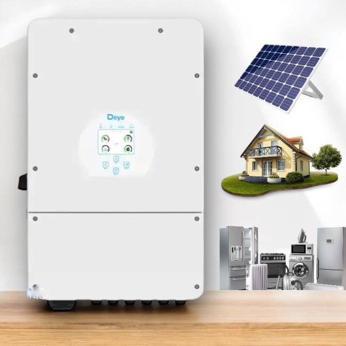 Гібридний інвертор Deye 10 кВт, 48V, трифазний SUN-10K-SG04LP3-EU, з WiFi для дому, квартири