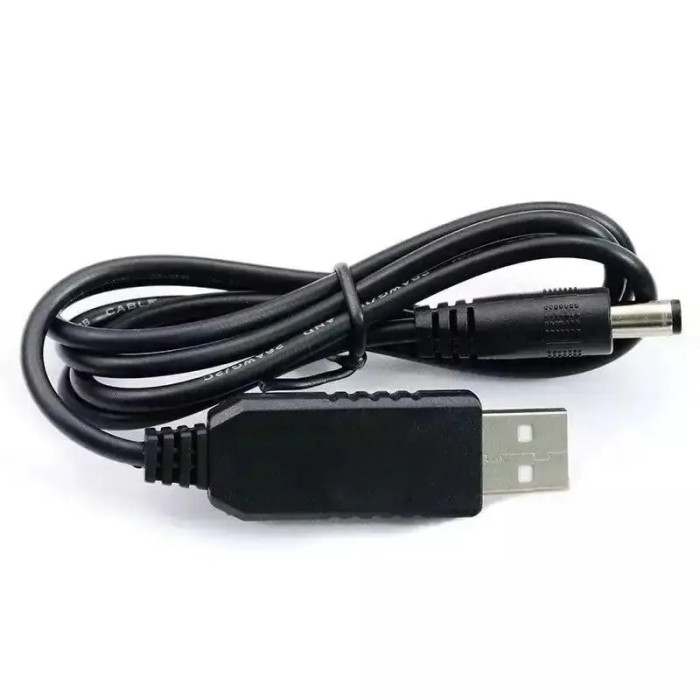 Кабель перехідник перетворювач для роутера 12V, USB DC 5,5х2,1