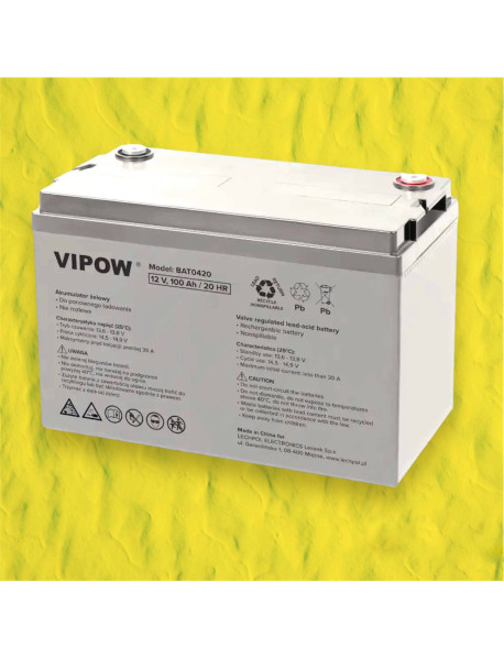 Гелевий акумулятор Vipow, фото 1