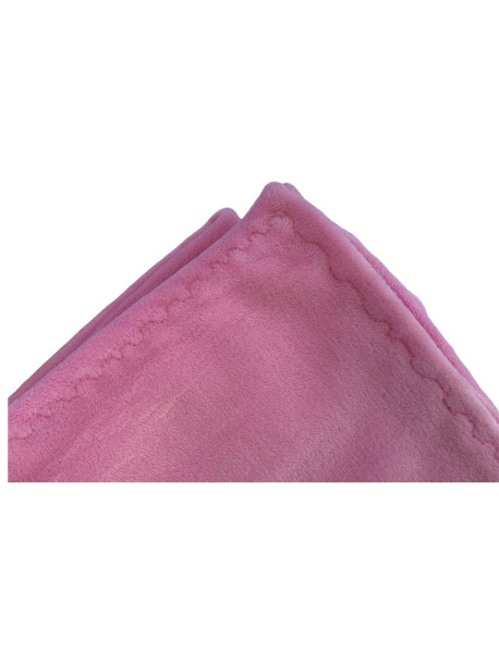 Набір 2 ніжно рожевий: плед і чохол (плюш), фото 6